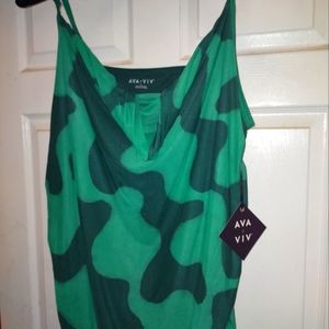 Green Bodycon Midi Dress Size 3X